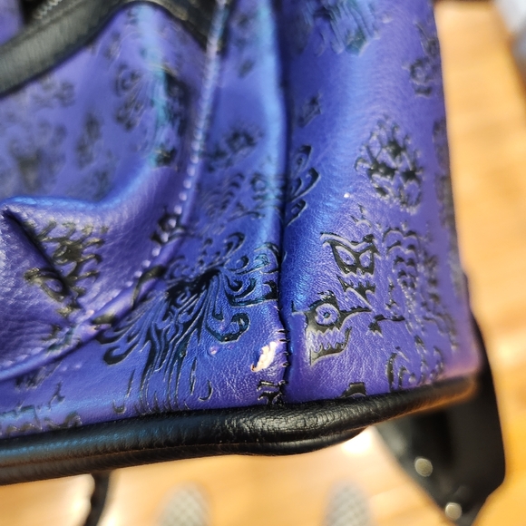 Purple Backpack with Black Accents